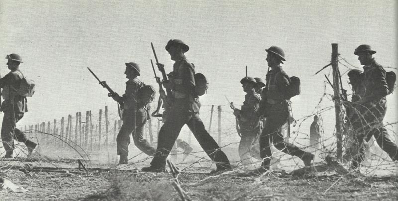 Outbreak of British infantry from Tobruk