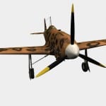 3d model Macchi C205V Veltro