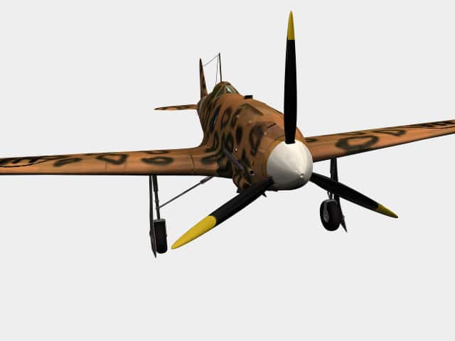 3d model Macchi C205V Veltro