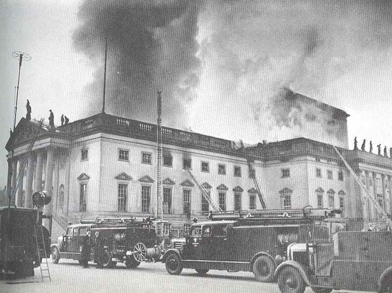 Diary April 9, 1941 34 Opera House 'Unter den Linden' in Berlin after British air raid