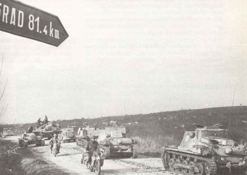 Diary April 11, 1941 26 on the road to Belgrade