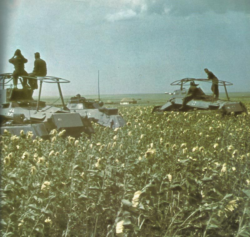 German armored cars Donets Basin Steppes