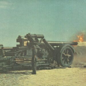 German heavy battery salvoes positions at Tobruk