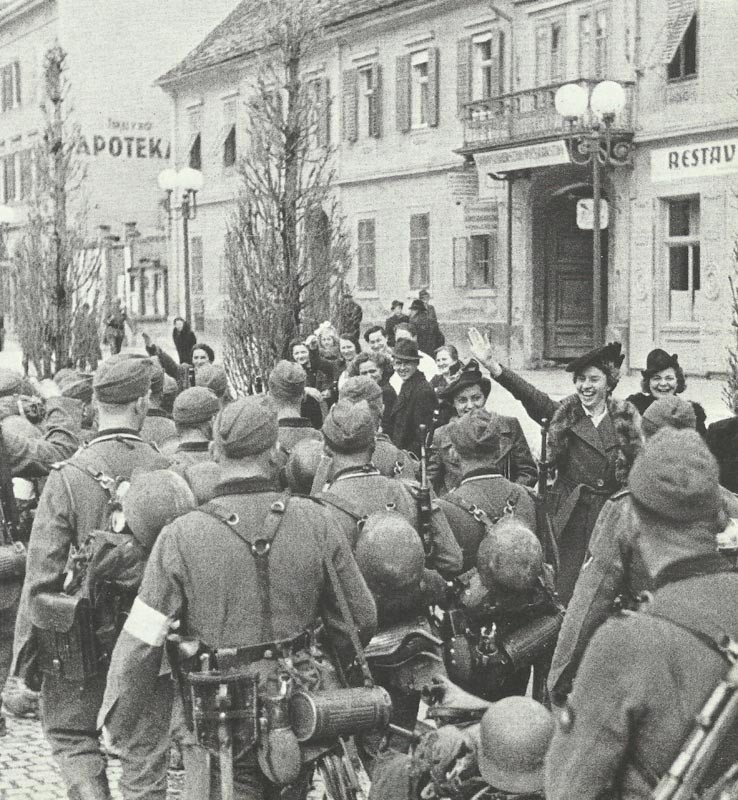 Diary April 10, 1941 30 ethnic German population in Yugoslavia