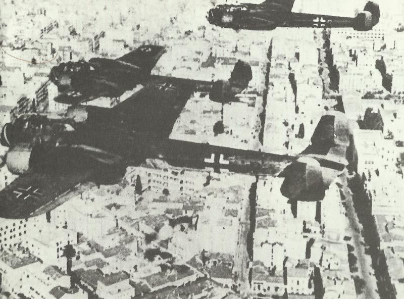 Dornier Do 17 2 Do 17 flying over Athens