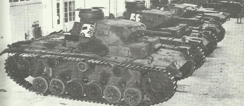 Panzer 3 4 Panzer 3 Ausf G in factory