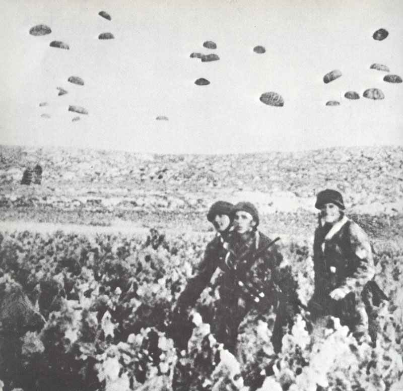 German airborne invasion of Crete.