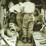 Inside a Ju 52.