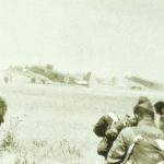 Dust and high temperatures at the airfield Topolia