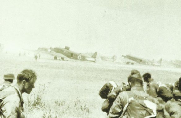 ju52 flugplatz topolia