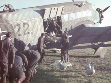 ju52 gaensetransport