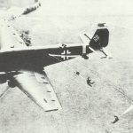 Dropping paratroopers with a Ju 52