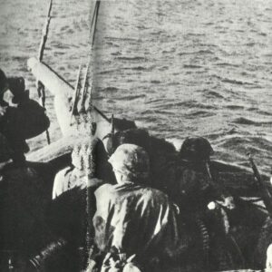 German troops cross the sea