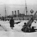 Cruiser Aurora during the Siege of Leningrad