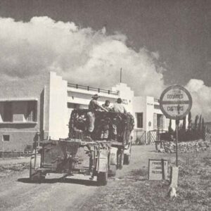 British troops crossing the border to Lebanon.