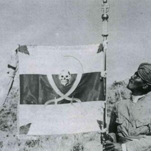 Italian standard bearer near Gondar