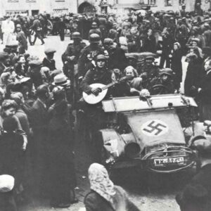 German troops are welcomed as liberators