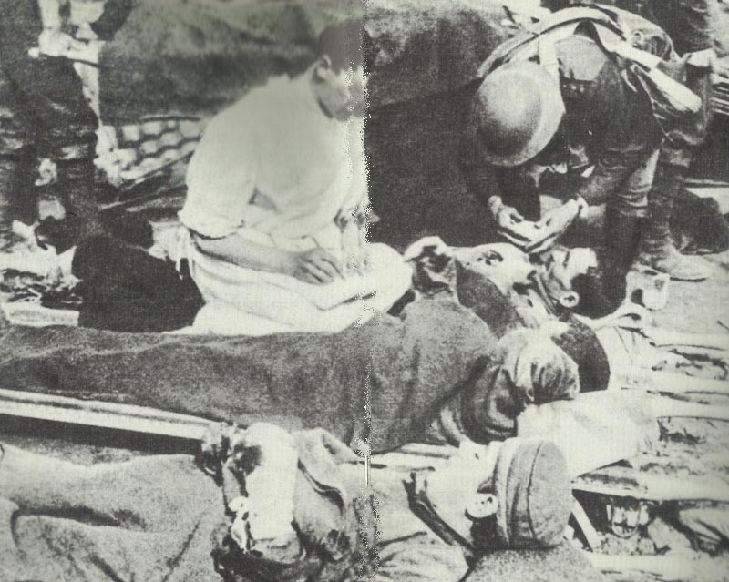 Diary July 31, 1916 40 Sanitaeter notieren personalien 1