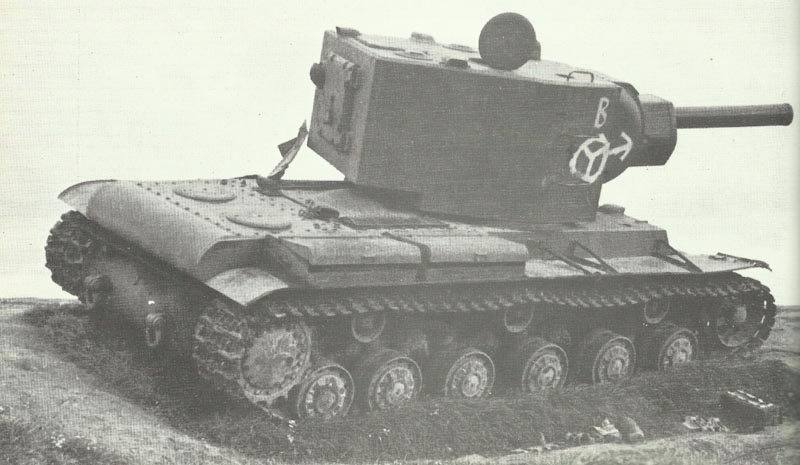 Diary July 22, 1941 4 Russian heavy KV-2 tank