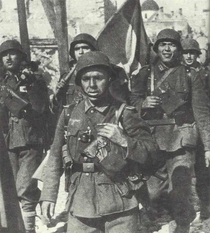 Members of the Spanish Blue Division