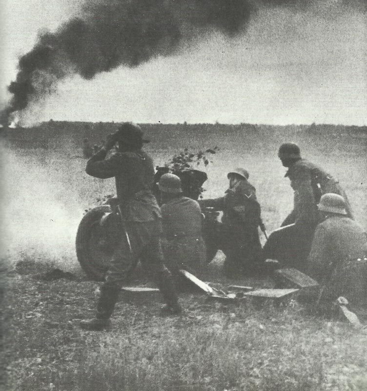 Diary August 30, 1941 5 3.7-cm Pak 36 in combat