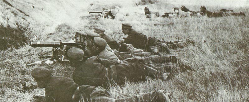 Diary August 9, 1916 4 Bulgarian MG teams 1