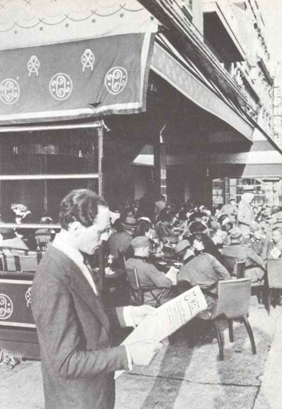 Cafe on the Camps-Elysees at Paris