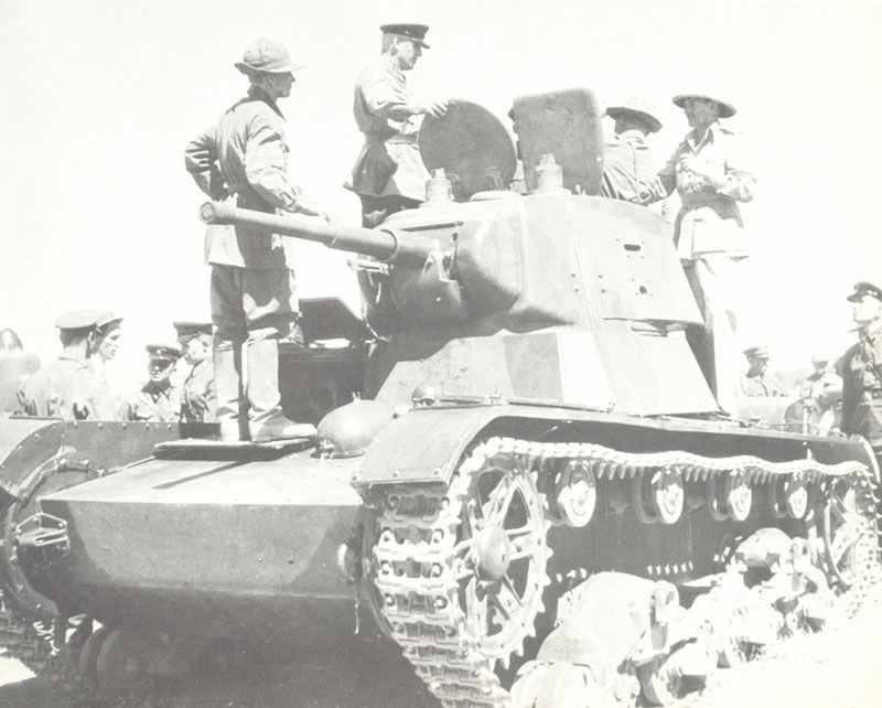 Diary August 31, 1941 4 Russian T-26 in Iran