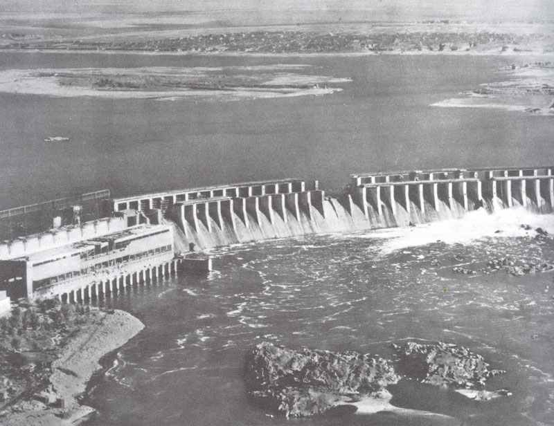 sabotaged Zaporozhe Dam