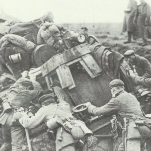 Tough march of a German field-airmen's section