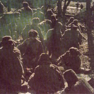 Russian soldiers in a German PoW camp