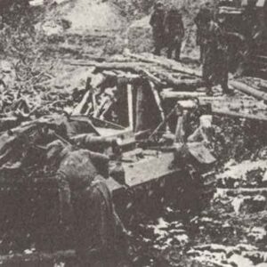 StuG assault gun in the mud