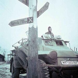 German armoured car near Moscow