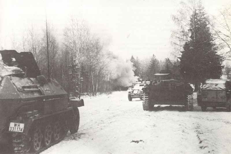 German tank advance party