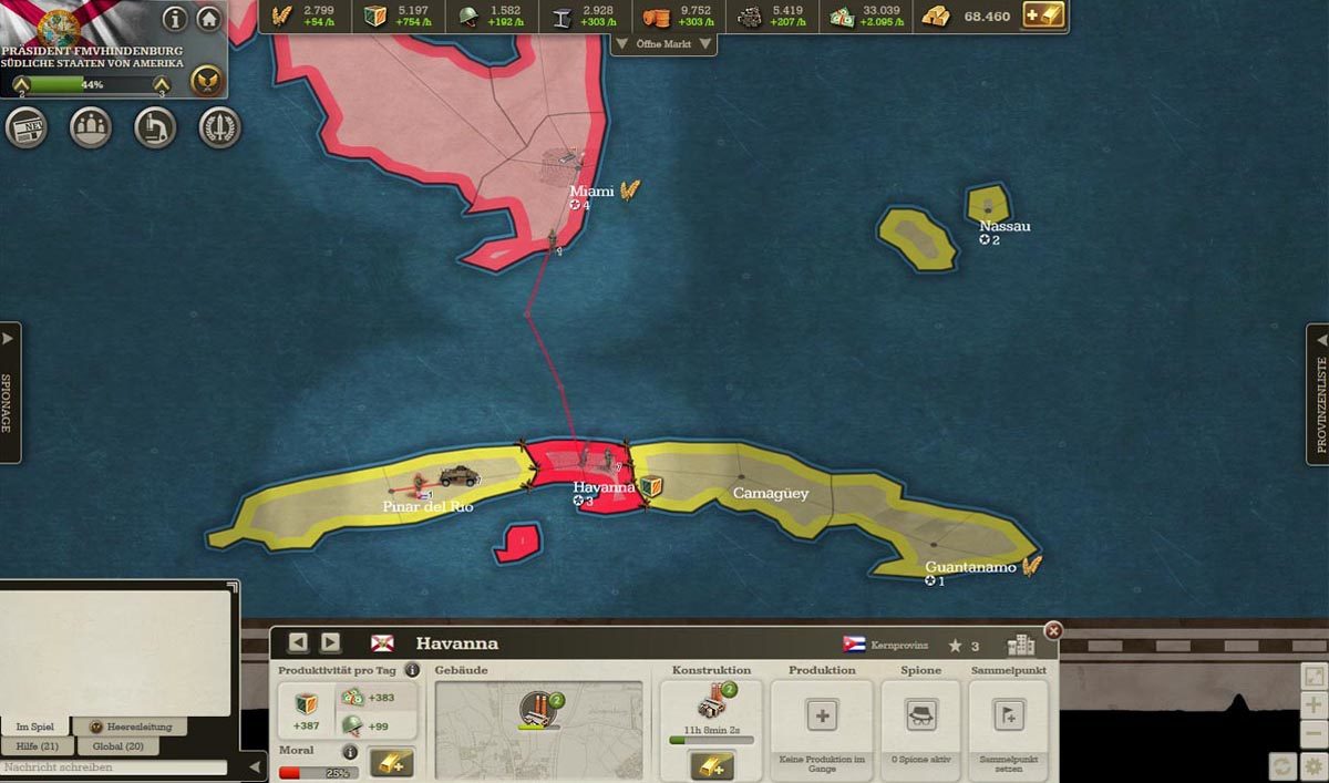 Call of War on X: What is your strategy in 1942? Play and show it