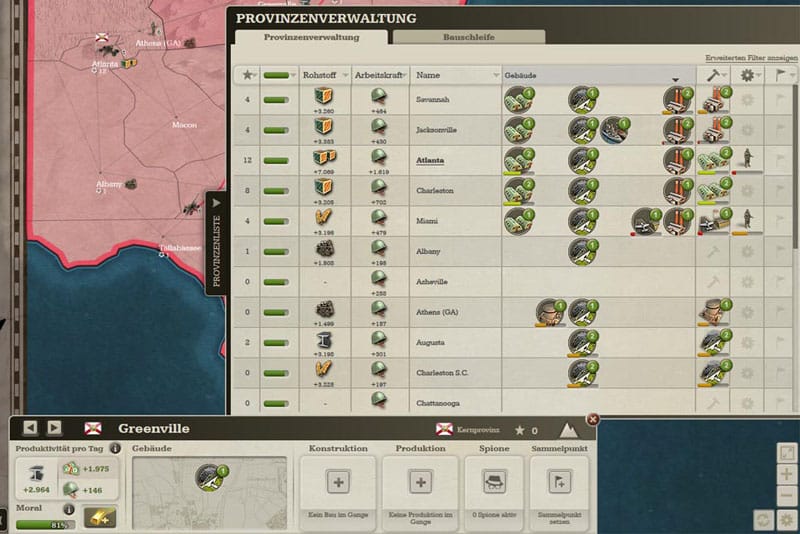Call of War How to stack units