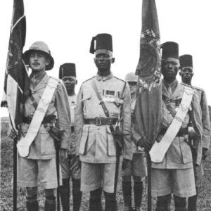 Colour party of King's African Rifles