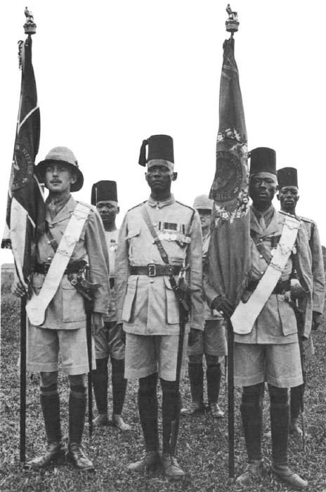 Diary October 11, 1916 4 Colour party of King's African Rifles