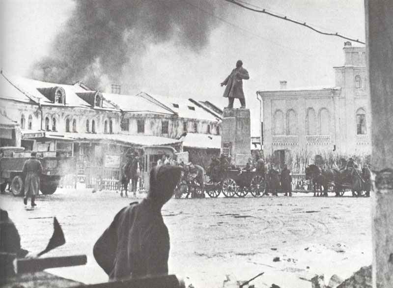 German troops have captured a city in the eastern Ukraine.