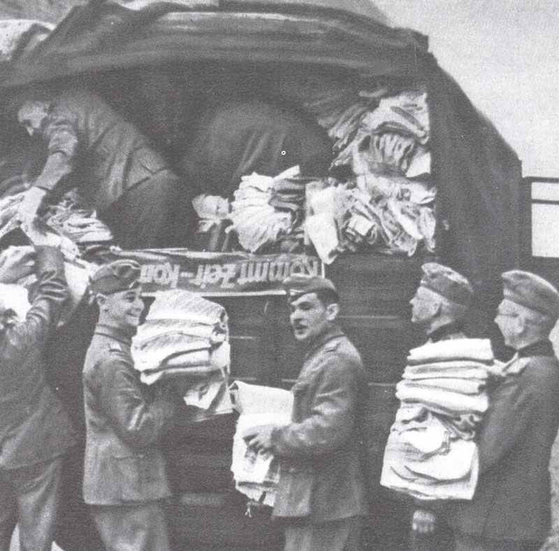 Transport of donations of winter clothing
