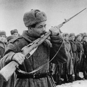 Swearing-in of Russian soldiers.