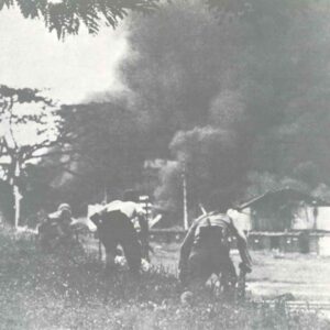 Assault of Japanese soldiers on Kuala Lumpur.