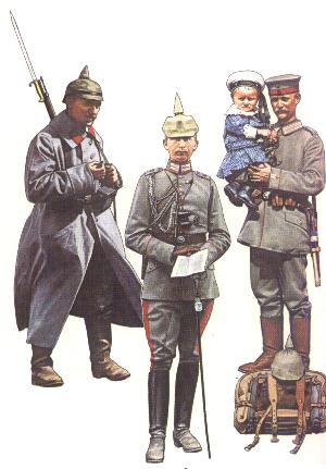 German uniforms World War One