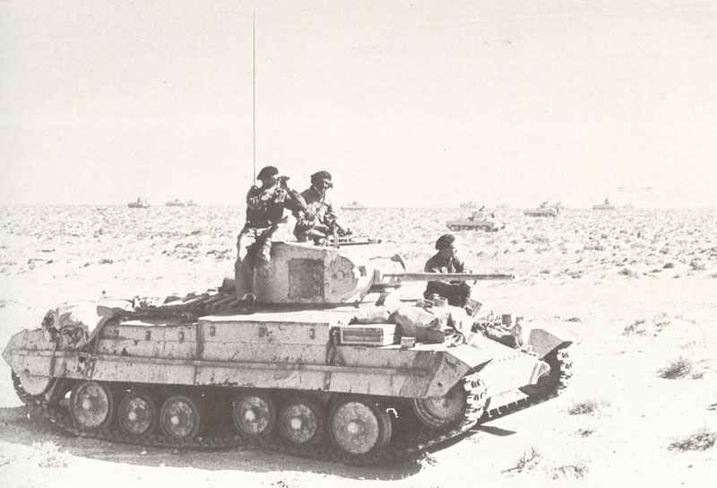 Diary February 6, 1942 30 Valentine tanks dispersed over the desert