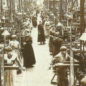 Women at work in a German arms factory.