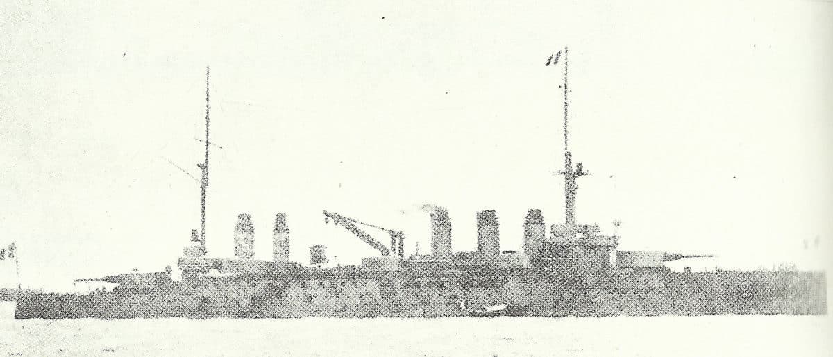 Diary March 19, 1917 38 Frech battleship 'Danton'