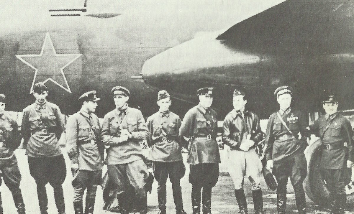 Diary March 23, 1942 20 Russian air crews take over in Anchorage in Alaska Lend-Lease B-25 Mitchell bombers