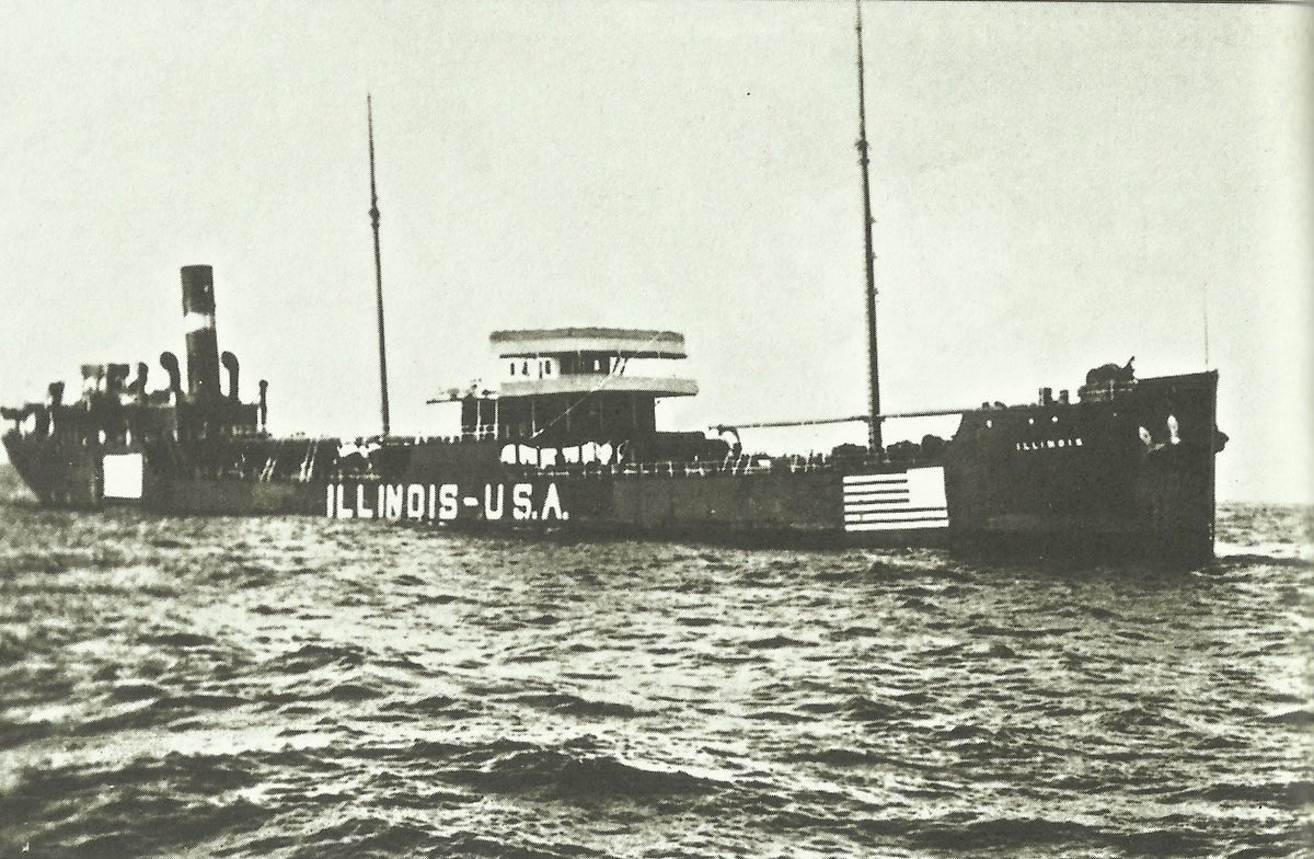 Diary March 21, 1917 30 US merchant ship 'Illlinois'