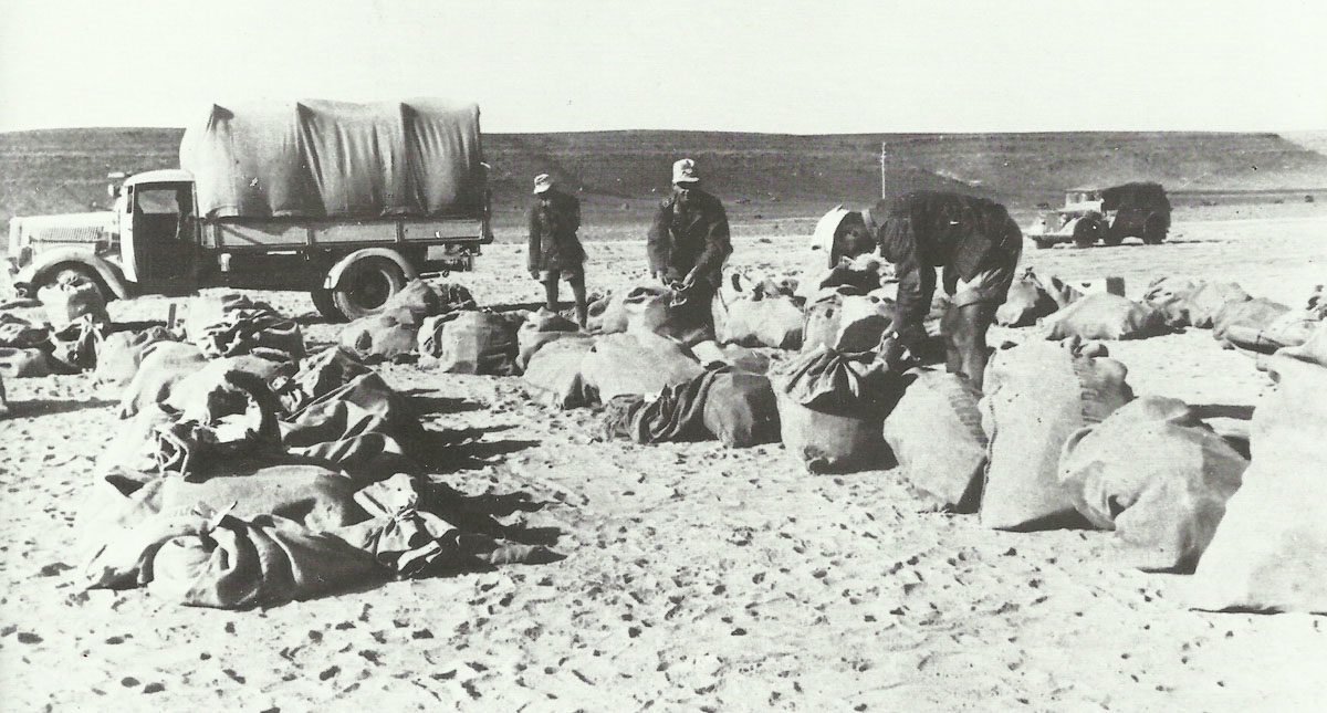 Diary March 20, 1942 32 Opel Blitz truck is loaded with supplies