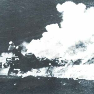 HMS Hermes sinks south of Trincomalee